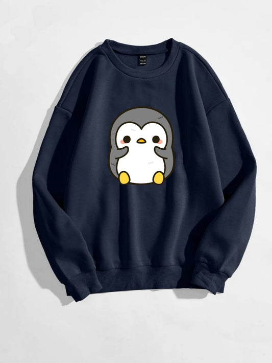 PINGEUN NAVY BLUE SWEATSHIRT