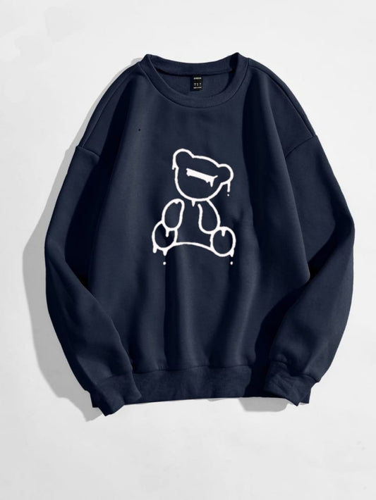 NEW BEAR NAVY BLUE SWEATSHIRT