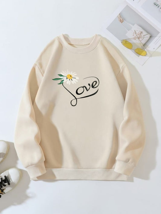 SUNFLOWER LOVE CREAM SWEATSHIRT