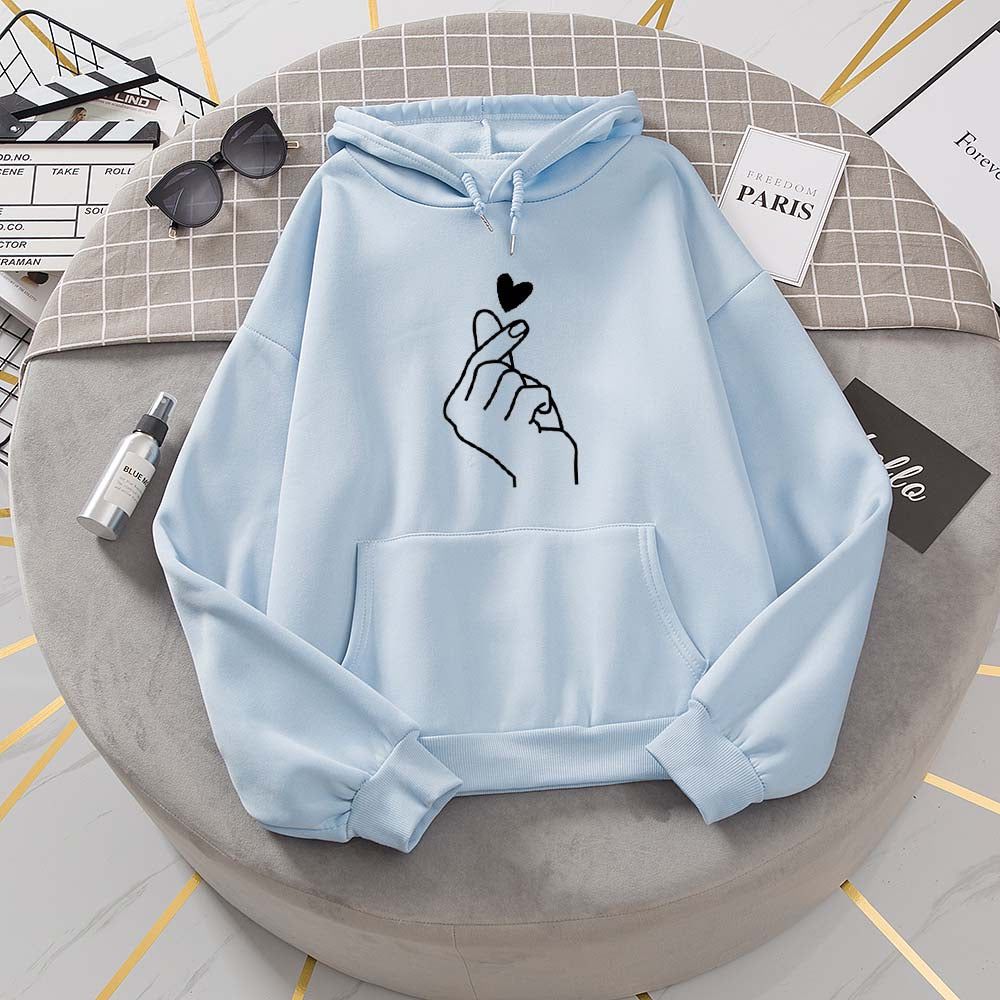 SKY BLUE HOODIE LOVE CHARM