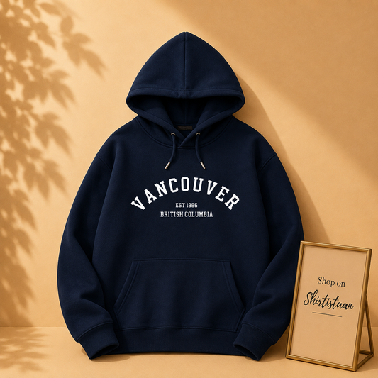 NAVY BLUE HOOD VANCOUVER