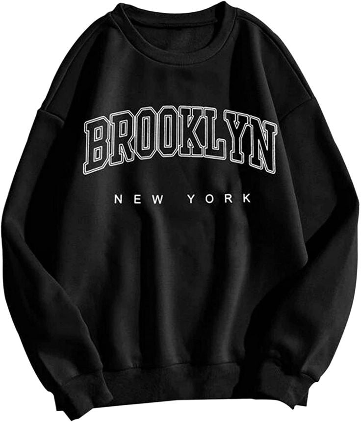 BLACK BROOKLYN SWEATSHIRT