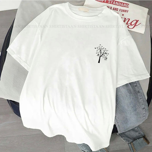 WHITE TEE POCKET NEW TREE