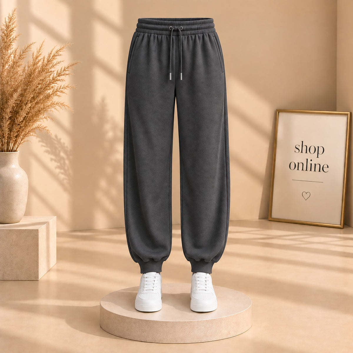 Basic Charcoal Trouser