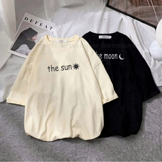 THE SUN AND THE MOON (WHITE AND BLACK) TEE