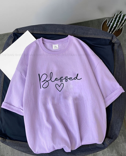 LILAC TEE BLESSED HEART