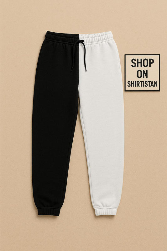 Black combo White Trouser