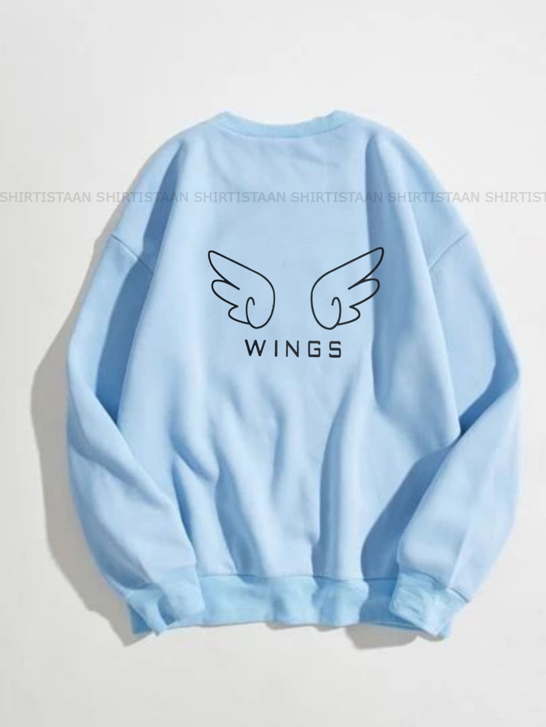 SKY BLUE SWEATSHIRT WINGS