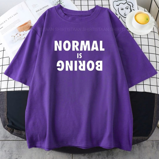 PURPLE TEE NORMAL IS BORING