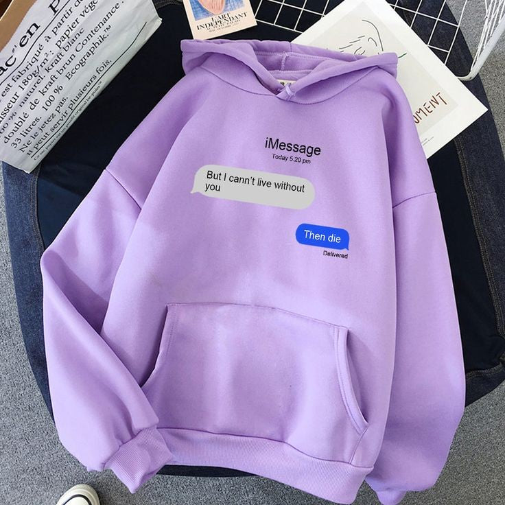 IMESSAGE LILAC HOOD