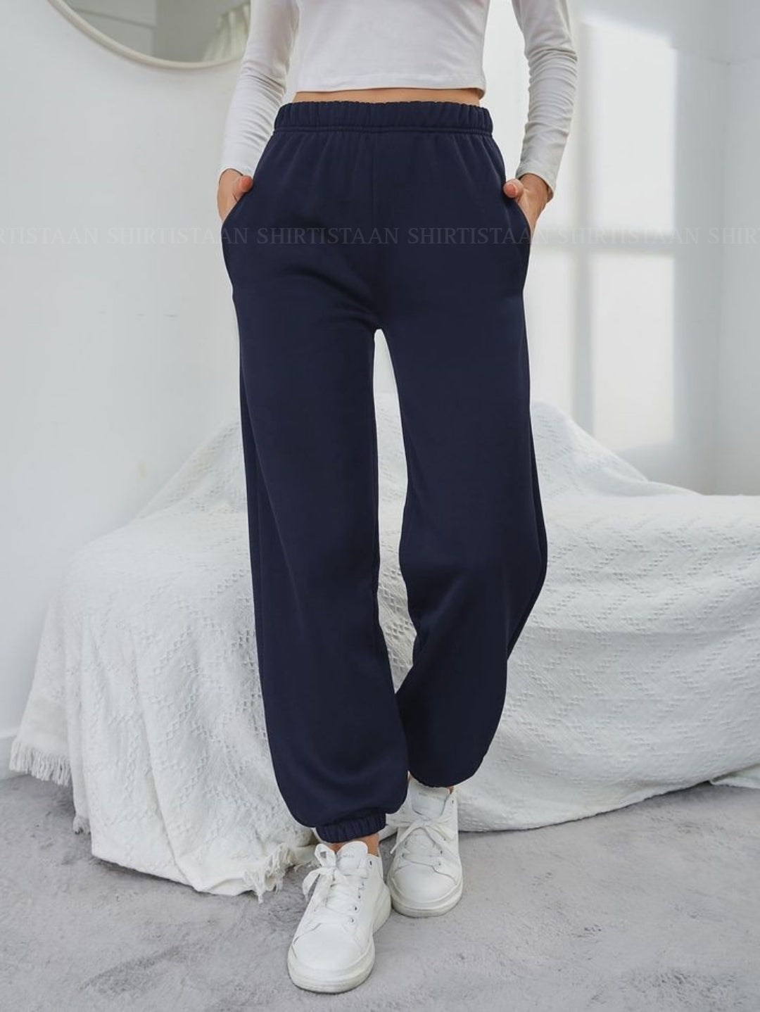 BASIC NAVY BLUE TROUSER