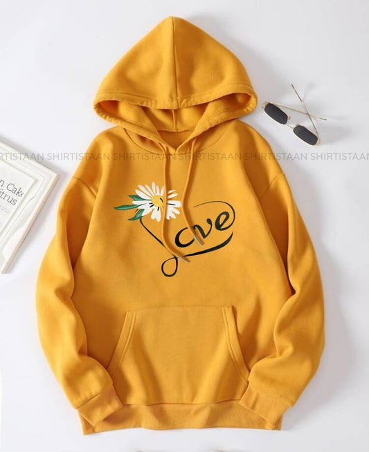 YELLOW HOOD LOVE SUNFLOWER