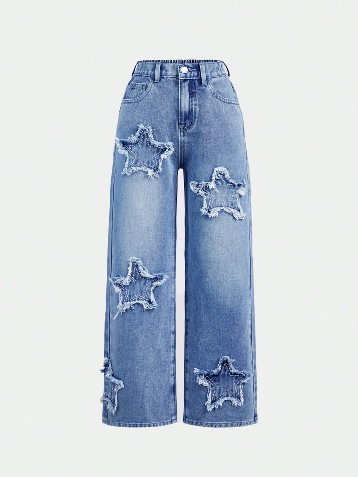 Star Jeans Ice Blue Wide Leg Jeans