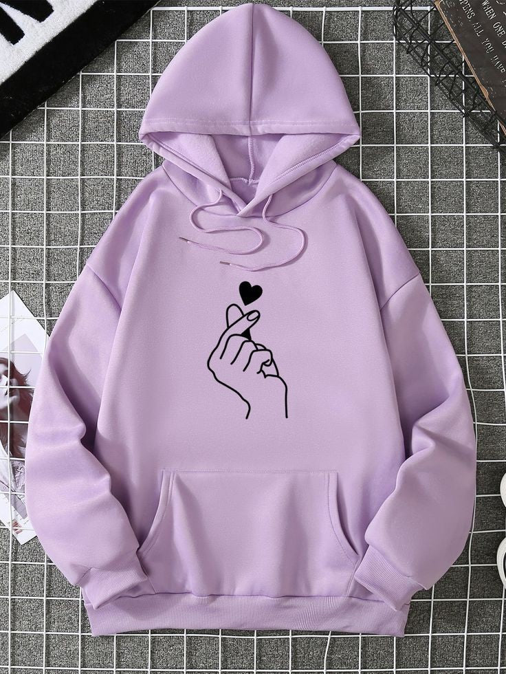 LOVE CHARM LILAC HOOD