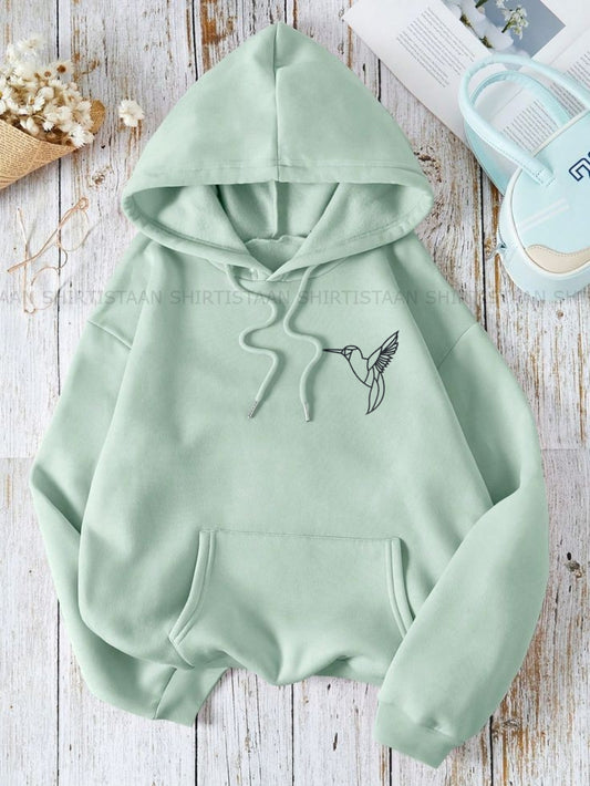 POCKET CROW SEA GREEN HOOD