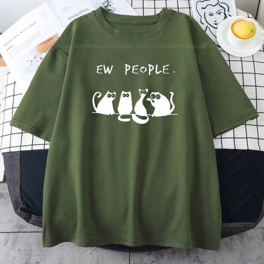 EW PEOPLE OLIVE GREEN TSHIRT