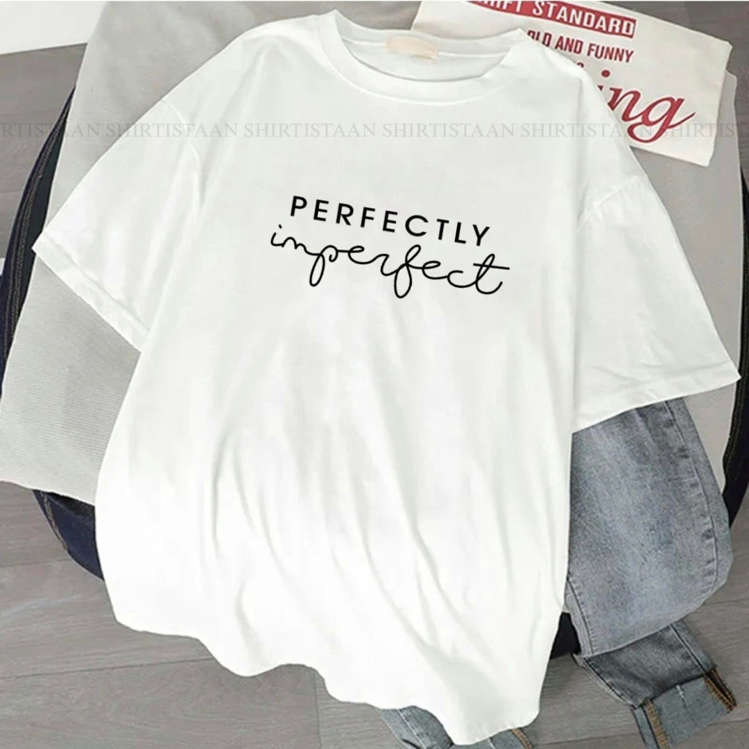 WHITE TEE PERFECTLY IMPERFECT