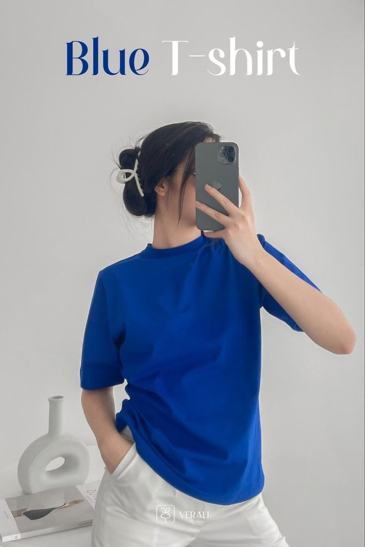 PLAIN ROYAL BLUE TEE