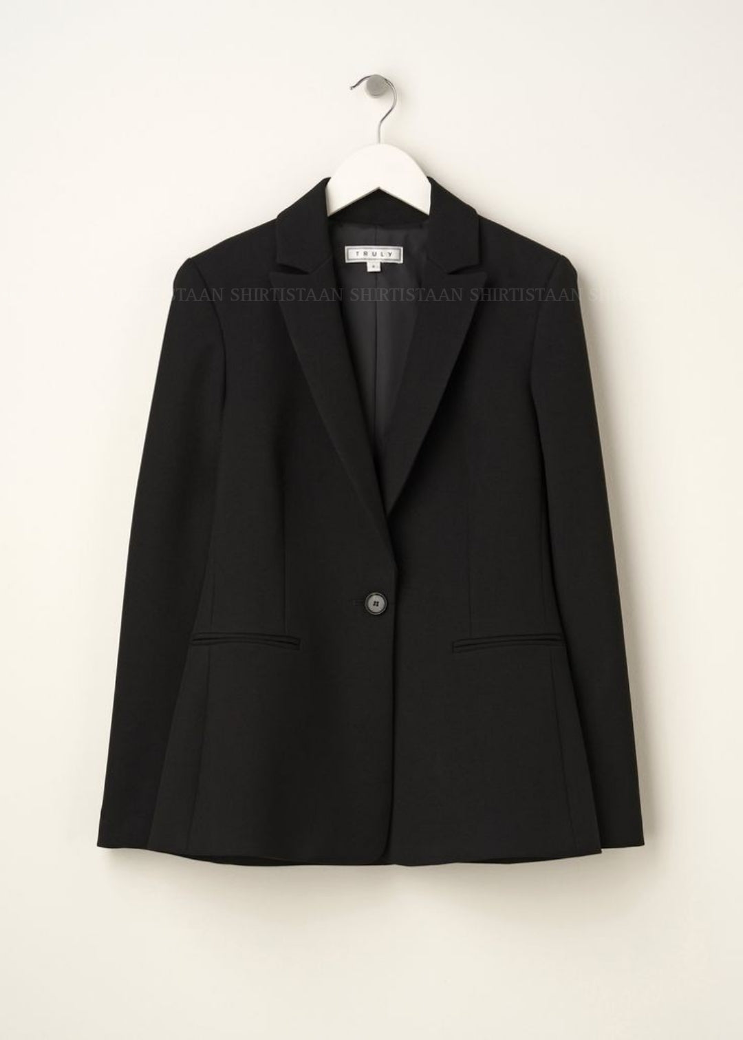 PURE BLACK FORMAL COAT