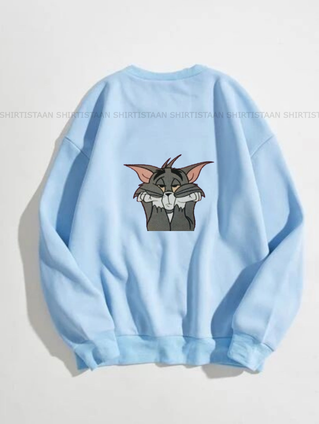 SKY BLUE SWEATSHIRT BORED TOM