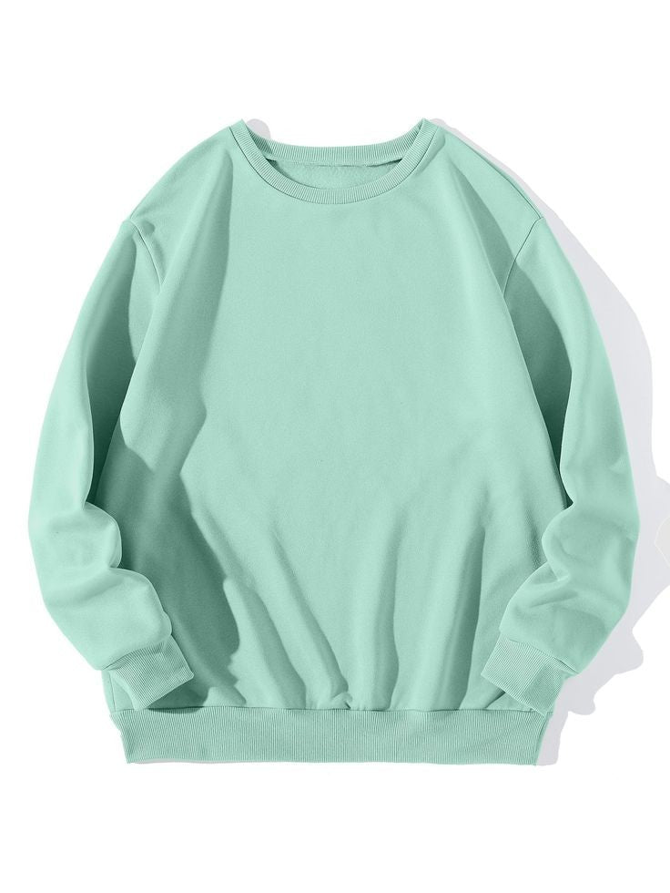 SEA GREEN PLAINSWEATSHIRT