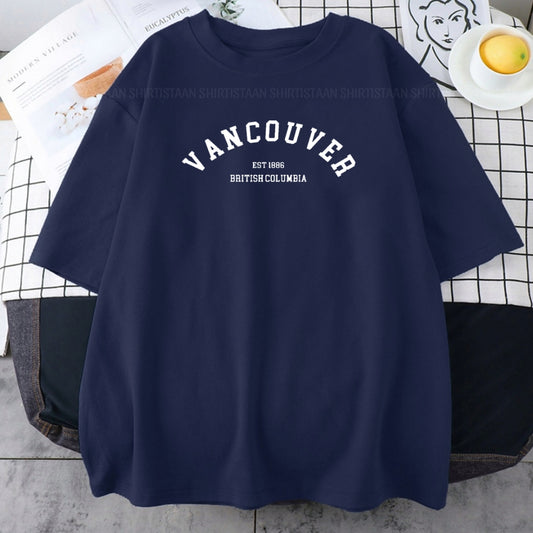NAVY BLUE TEE VANCOUVER