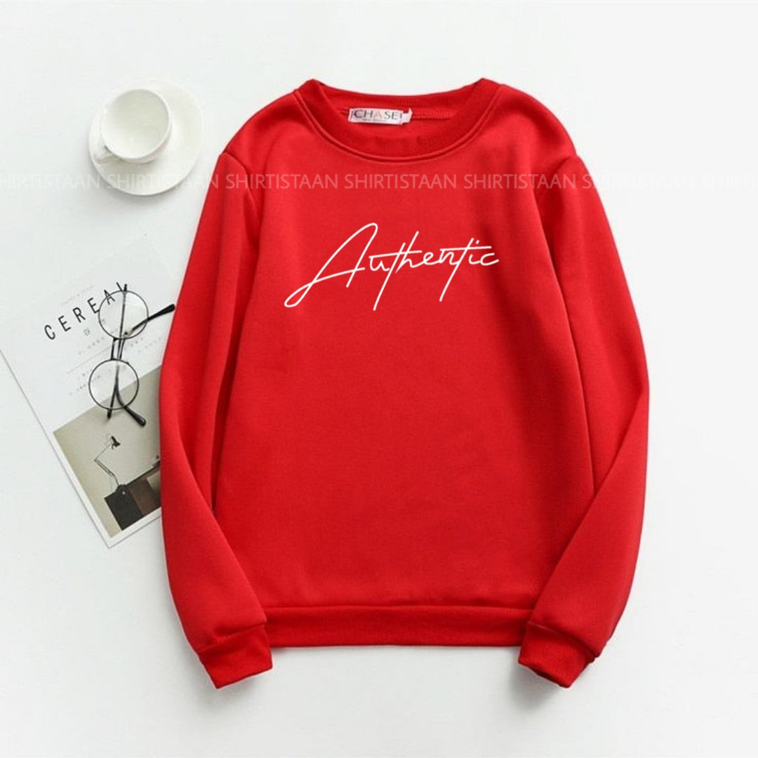 RED SWEATSHIRT AUTHENTIC