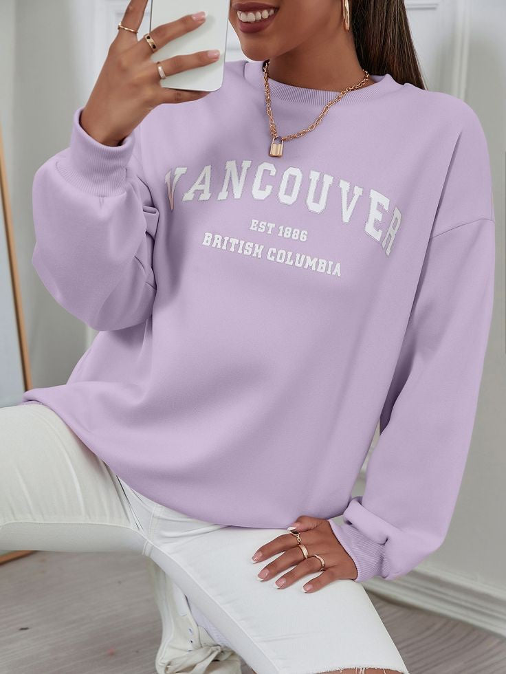 LILAC SWEATSHIRT VANCOUVER