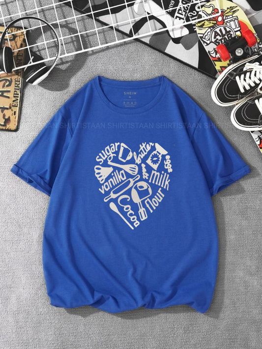 Sugar villain on Royal Blue Tshirt