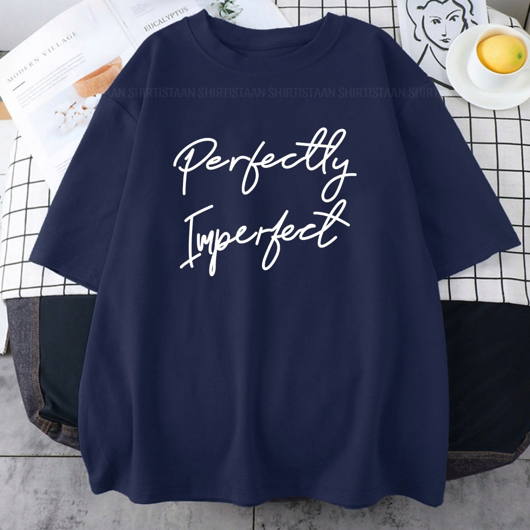 NAVY BLUE TEE PERFECTLY IMPERFECT