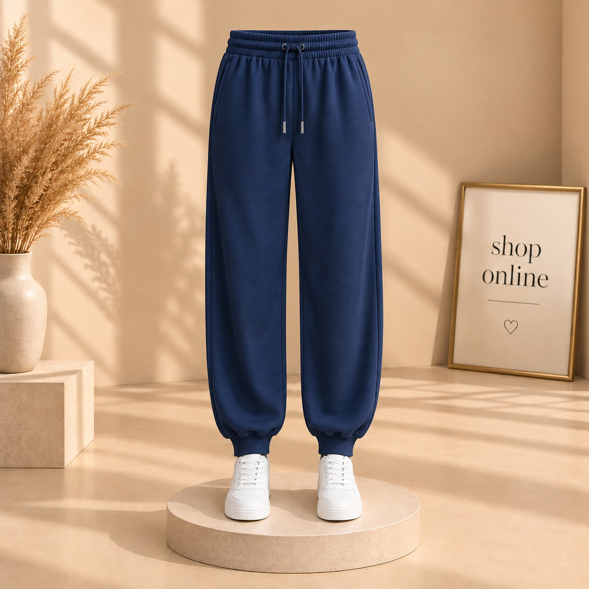 Basic Navy Blue  Trouser