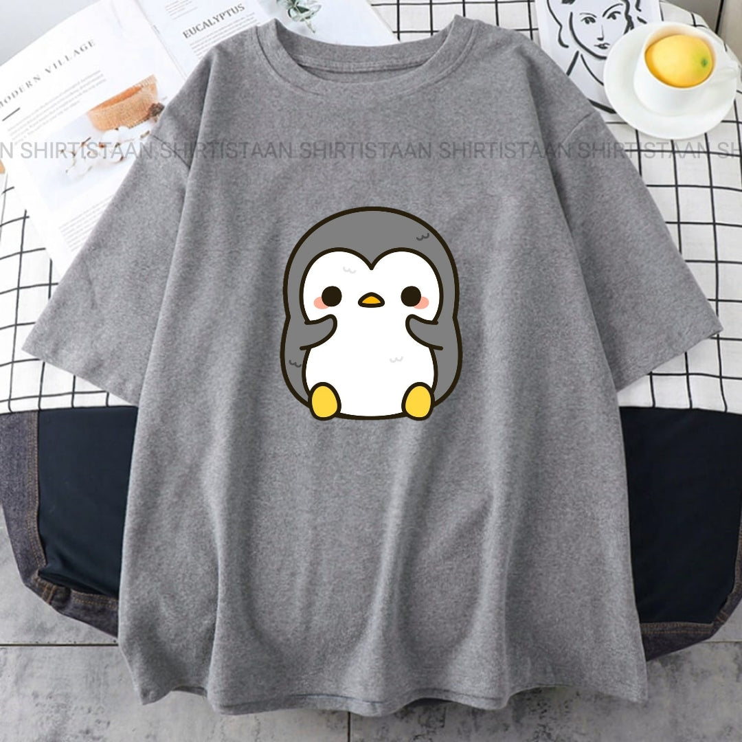 GREY TEE PENGUIN