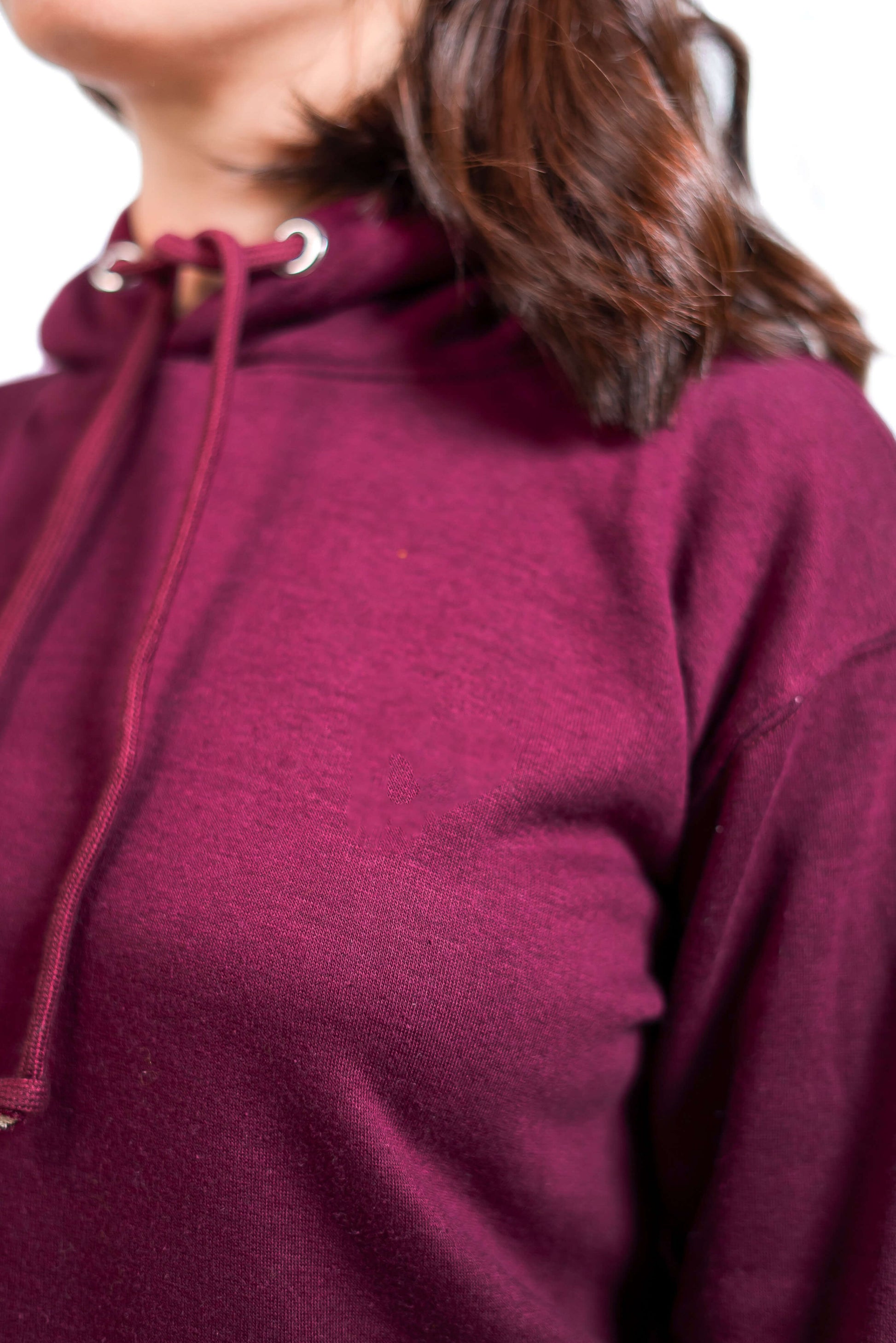 Basic Burgundy Hoodie // Women - teehoodie.co