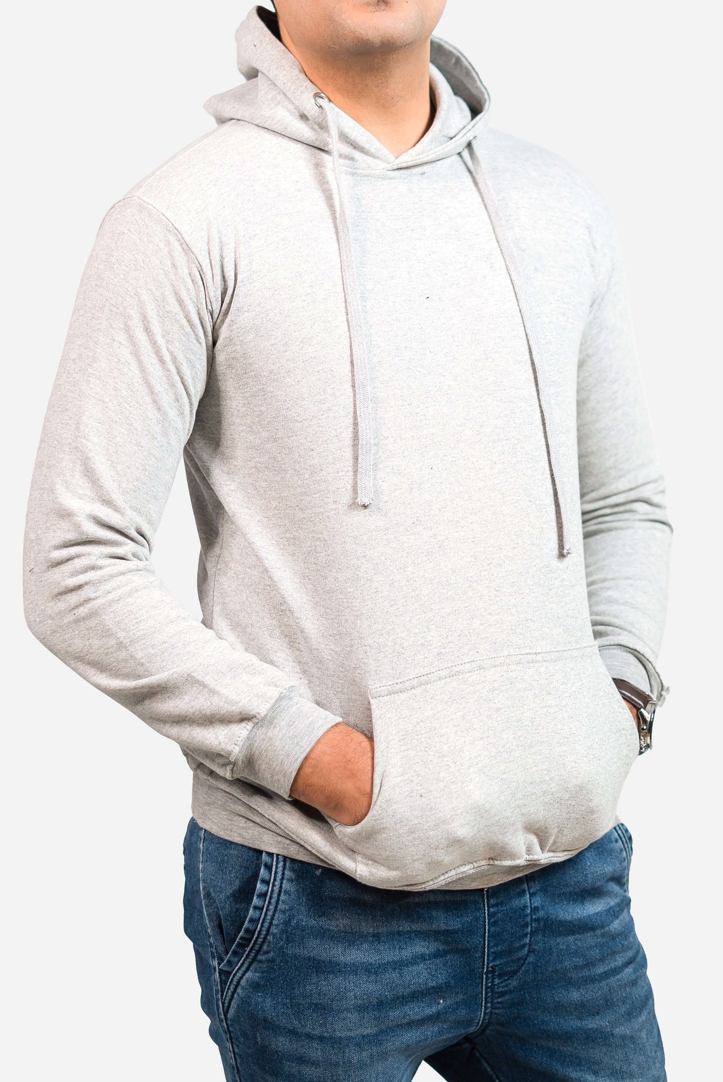 Basic Grey Hoodie // Men - teehoodie.co