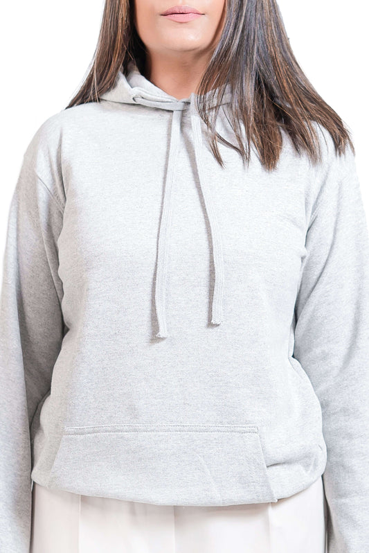 Basic Grey Hoodie // Women - teehoodie.co