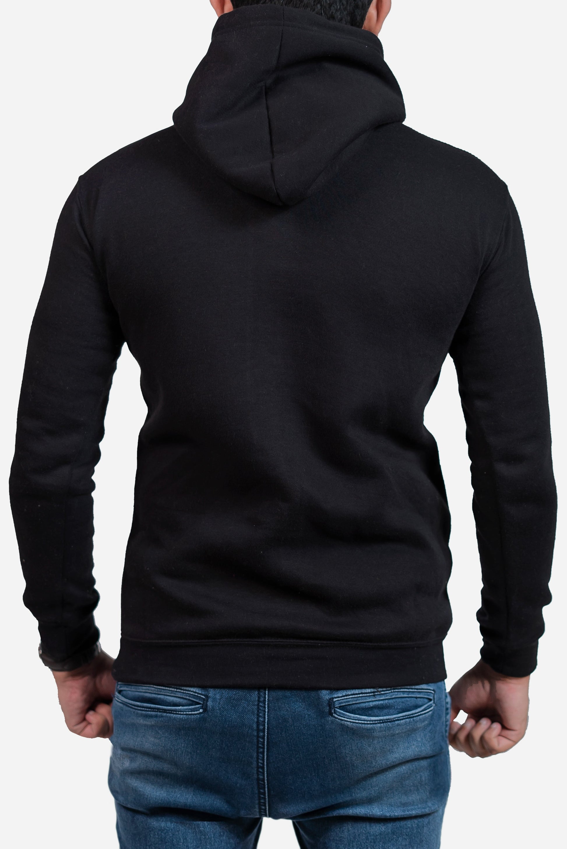 Basic Black Hoodie // Men - teehoodie.co