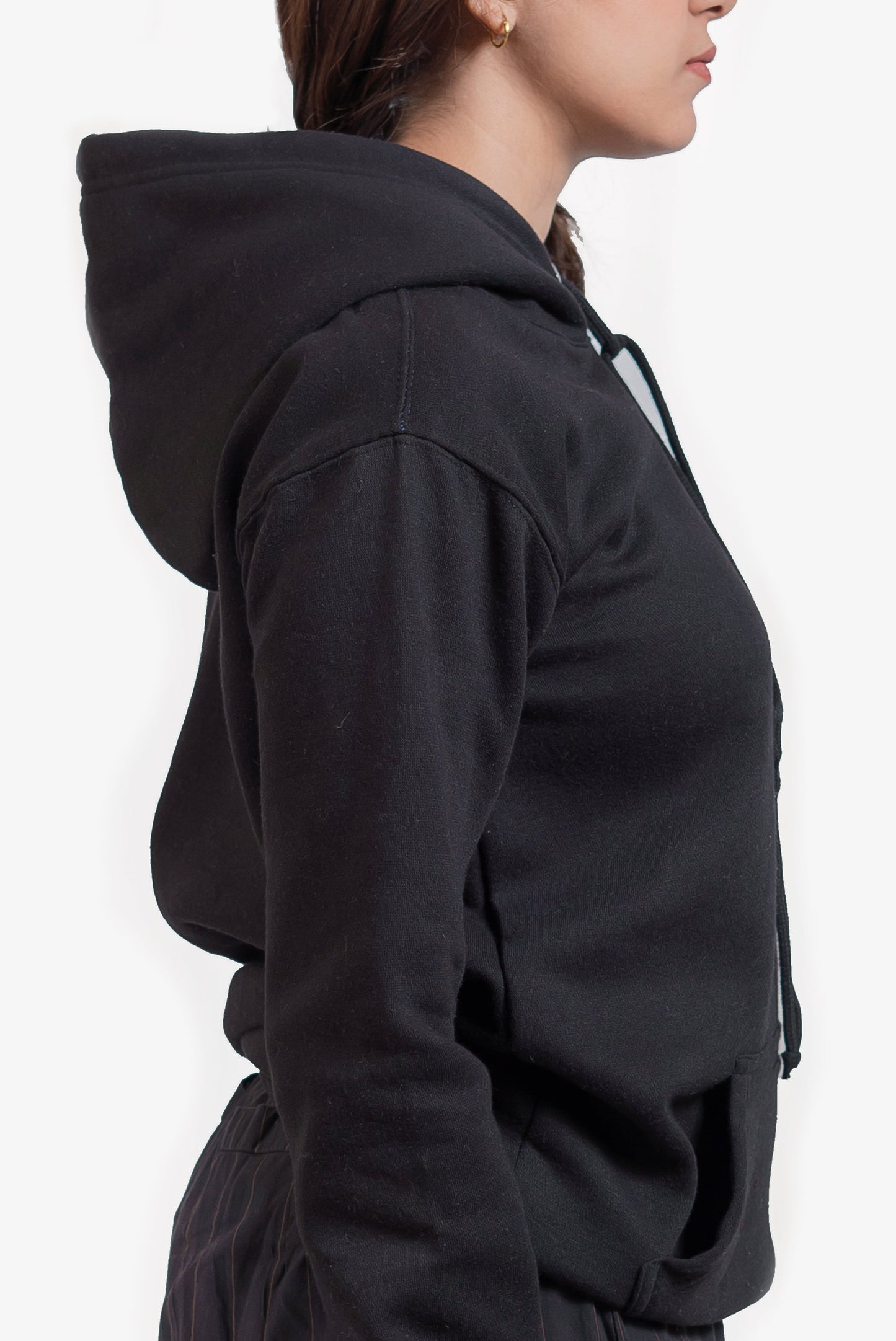 Basic Black Hoodie // Women - teehoodie.co