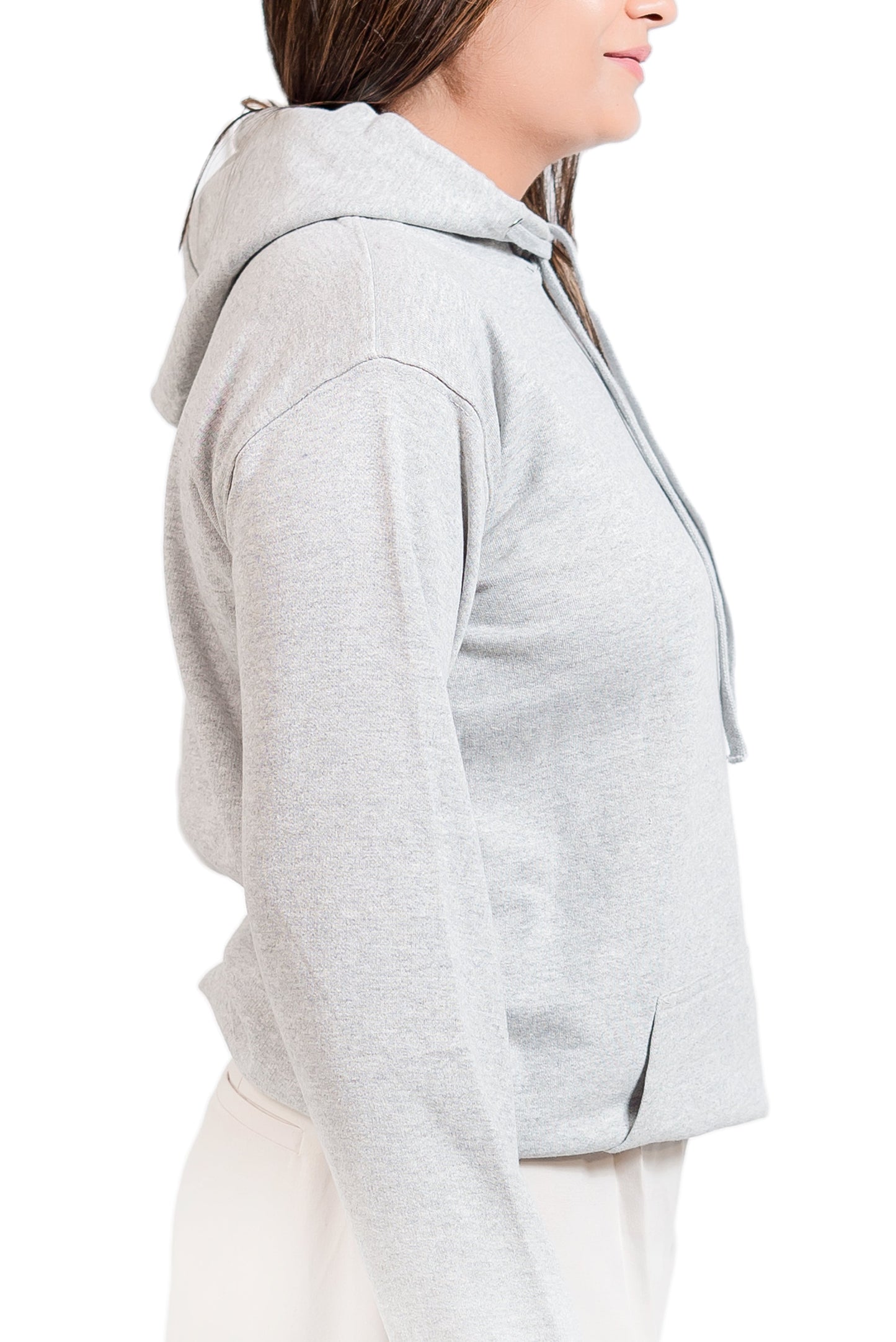 Basic Grey Hoodie // Women - teehoodie.co