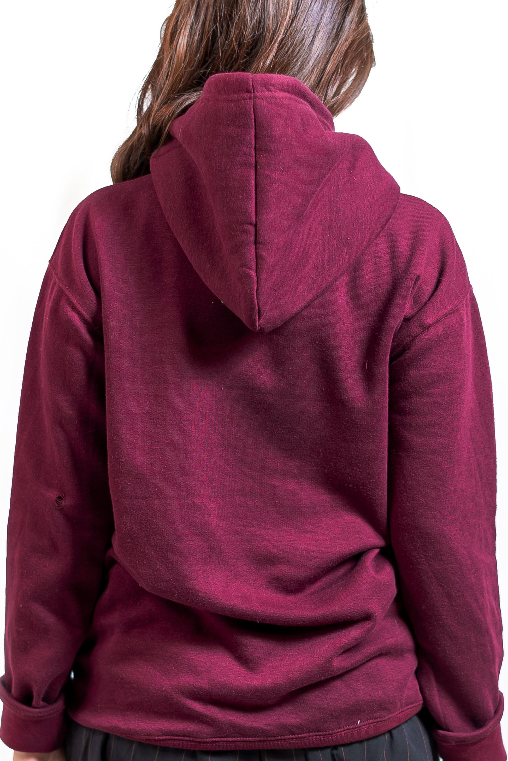 Basic Burgundy Hoodie // Women - teehoodie.co