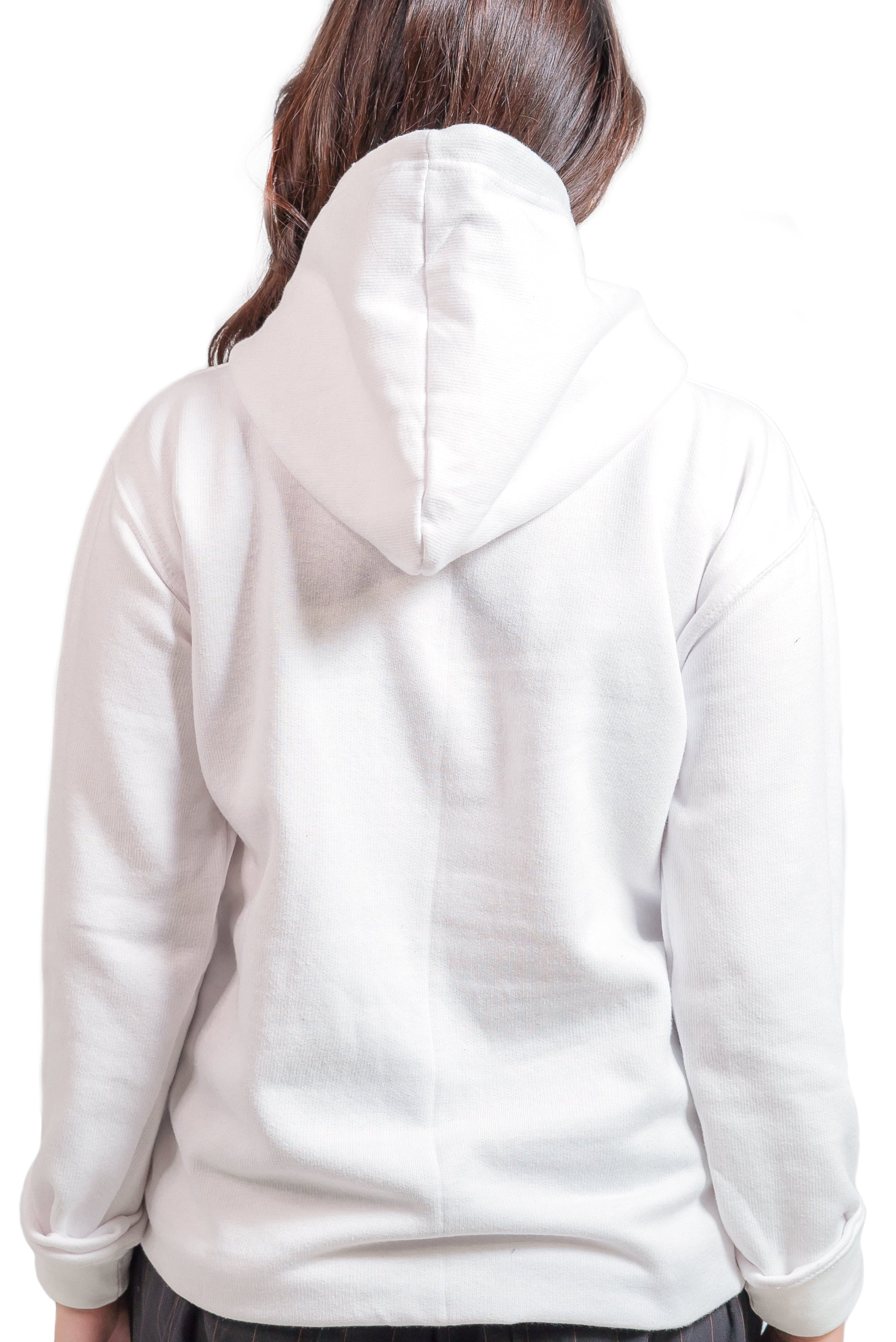 Basic White Hoodie // Women - teehoodie.co