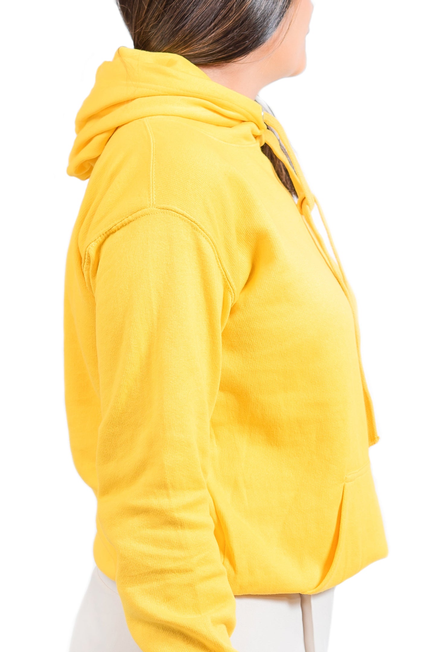 Basic Yellow Hoodie // Women - teehoodie.co